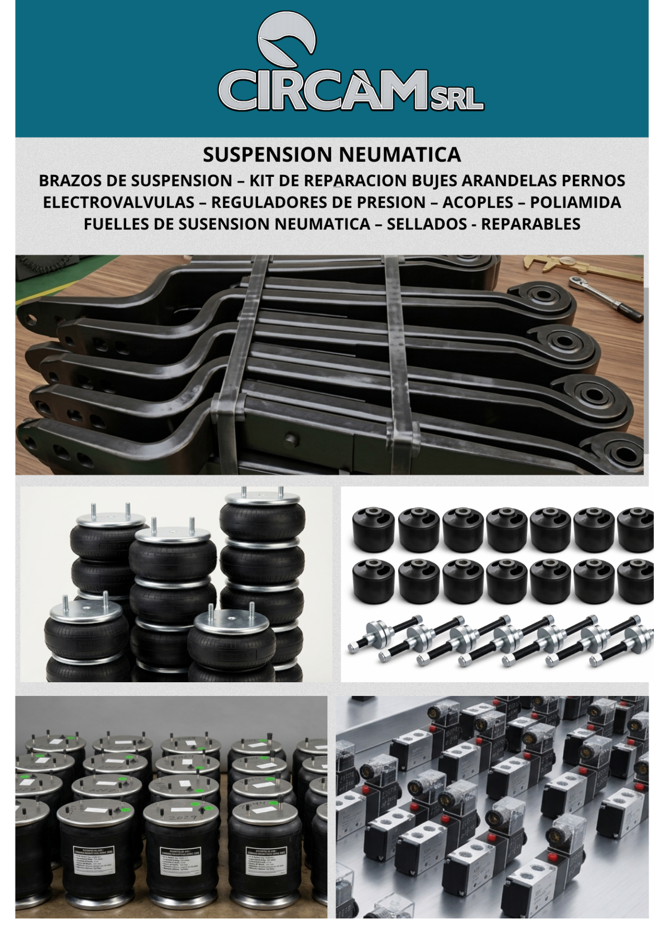 Suspensión neumática completa